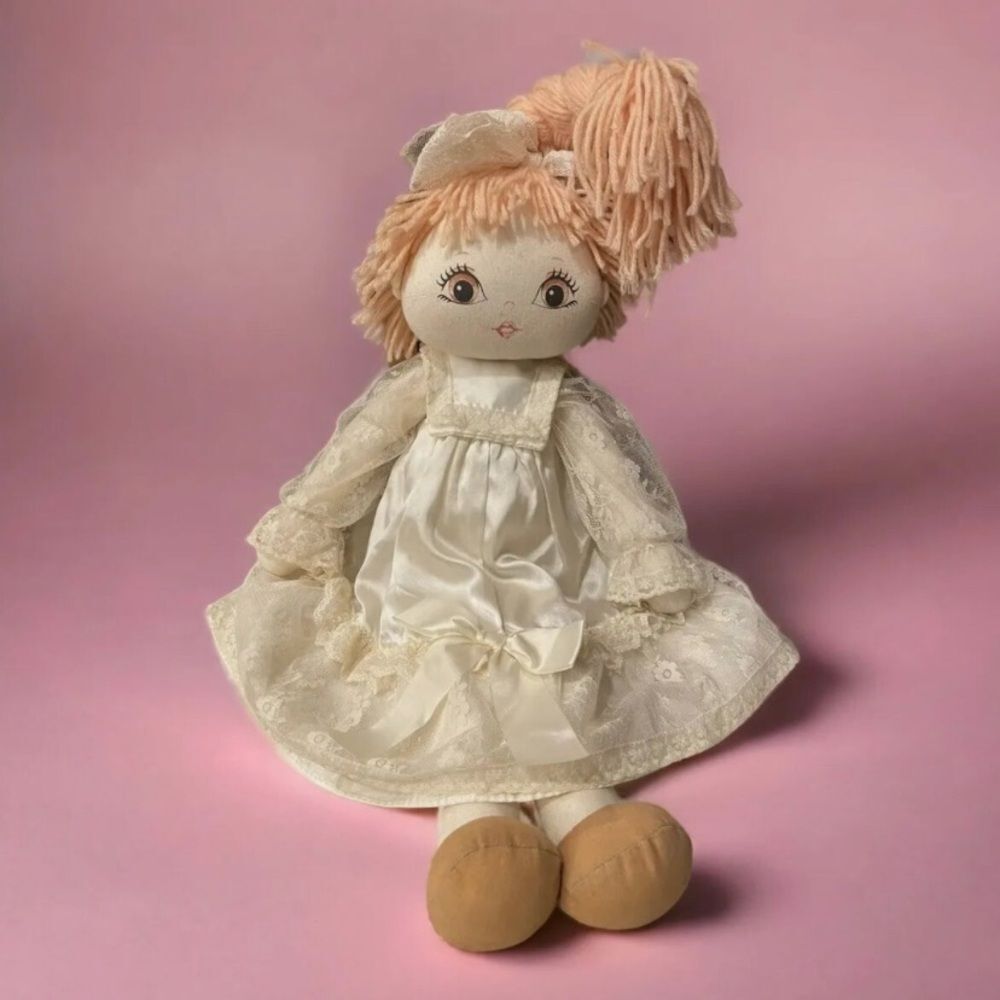 Rag Doll Cloth Commonwealth Ivory Handmade